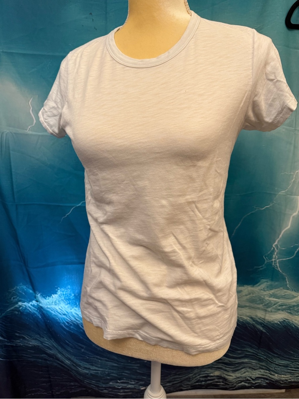 rag & bone Classic White Short Sleeve Tee